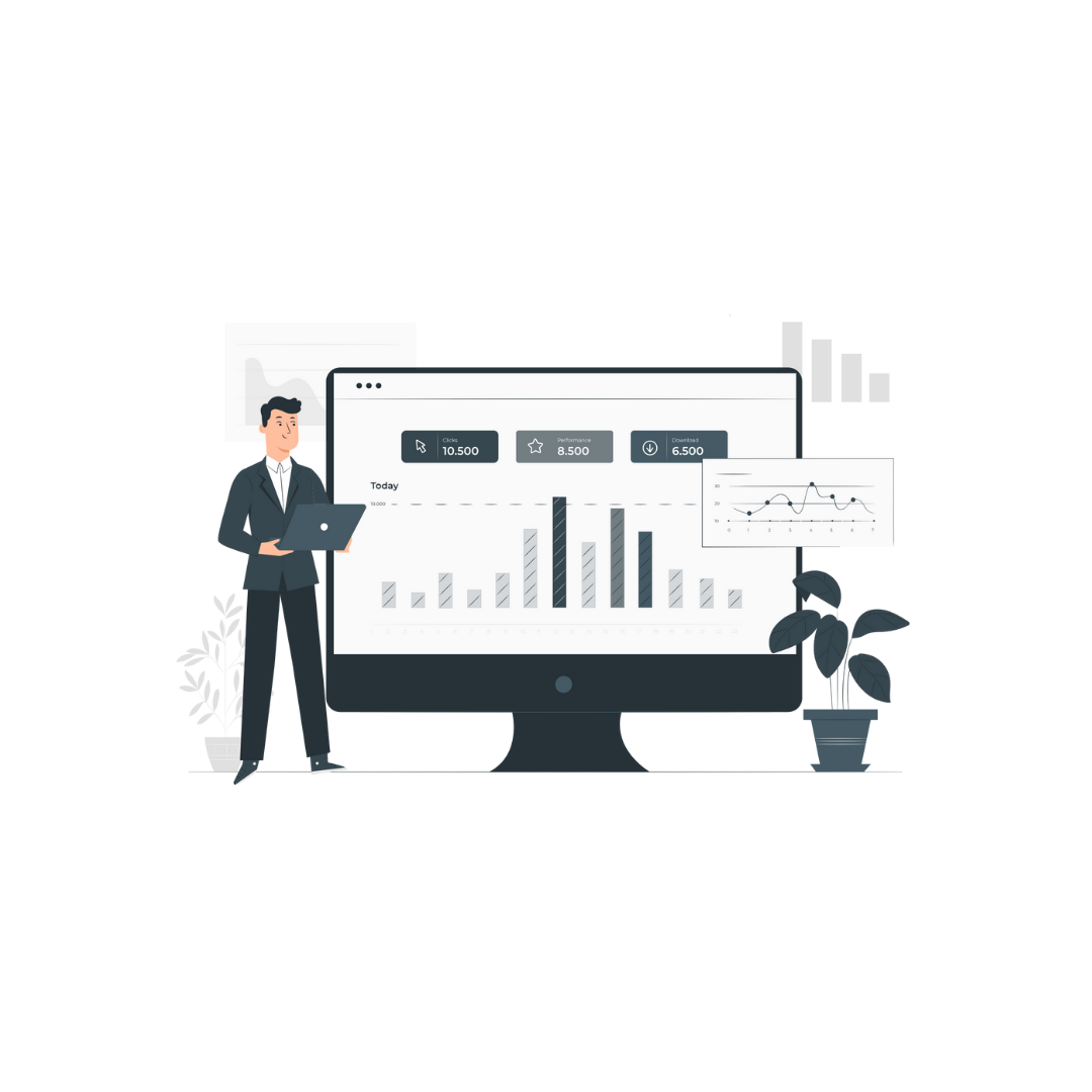 Accentuate charts for pitch presentation